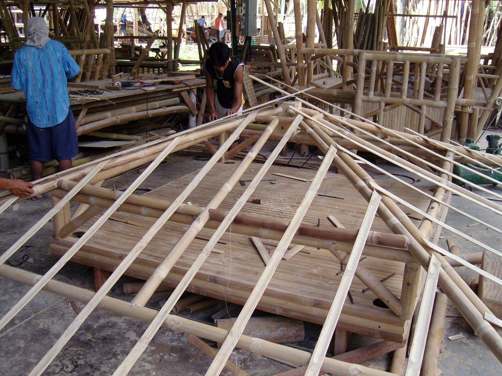 Nipa hut structure